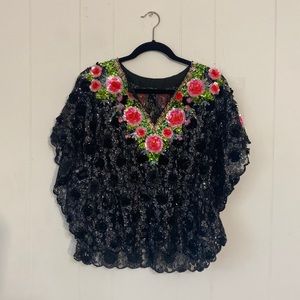 Vintage sequence top